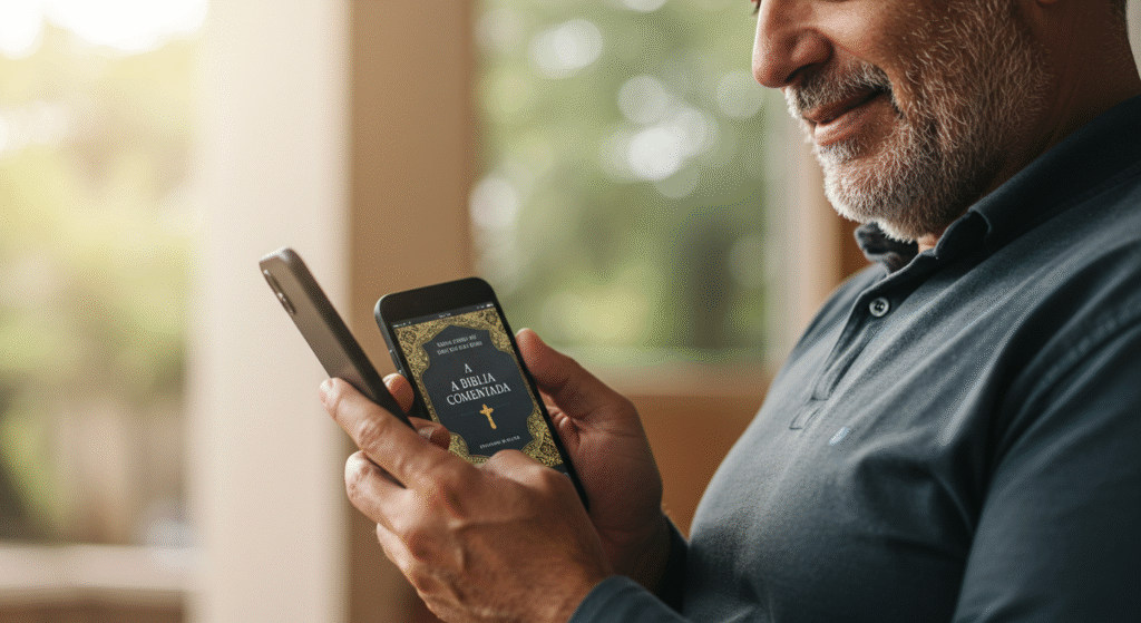 App A Bíblia Comentada Rodrigo Silva: Estude em Qualquer Lugar com Conteúdo Exclusivo 1 Image fx7